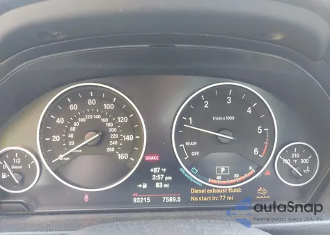 2014 BMW 328D xDrive из США, поврежденный, VIN WBA3D5C51EKX98345